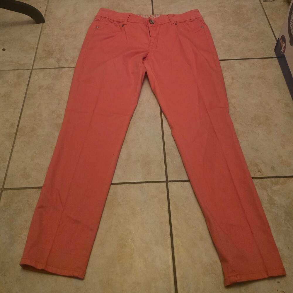 Rewash Women's Coral‎ High-Rise Straight-Leg Pants Stretch Denim